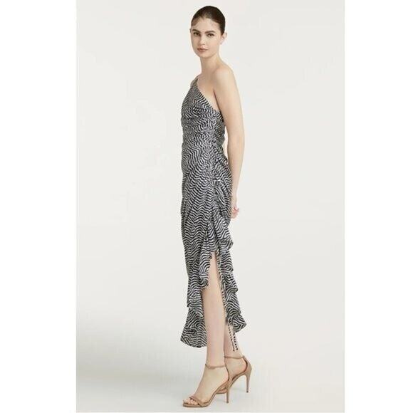 Cinq‎ a Sept Christel Silk Dress Size 8 New with Tags - Picture 3 of 8